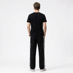 Color-blocked Straight-leg Casual Pants