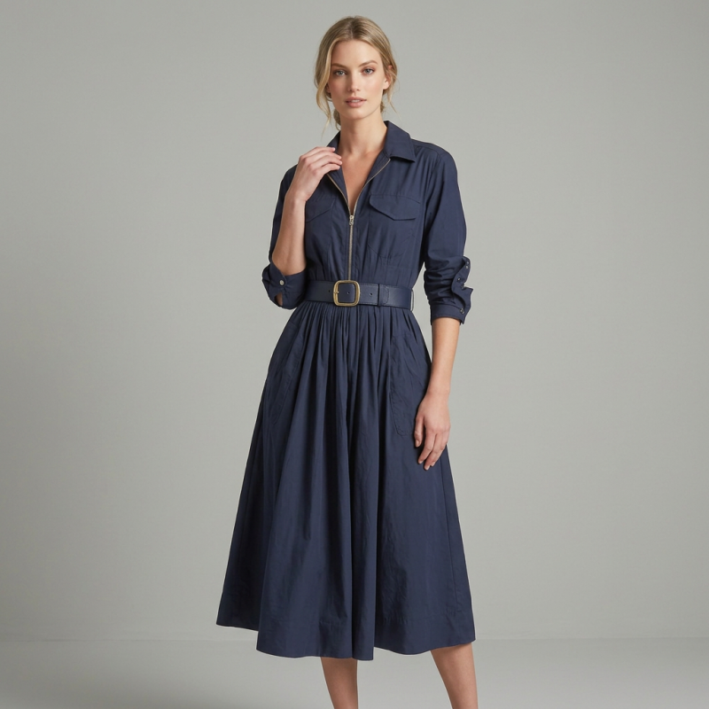 Luxury Fashion Shirt Dress