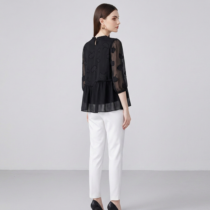 Jacquard Loose Top