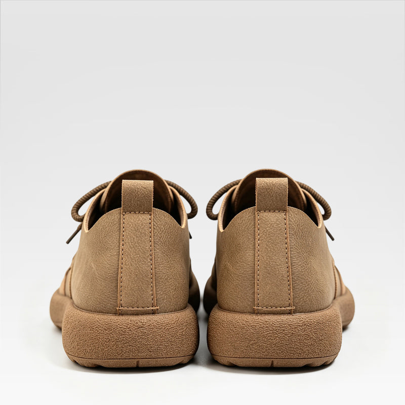 Men's Large Lace-up Leather Shoes