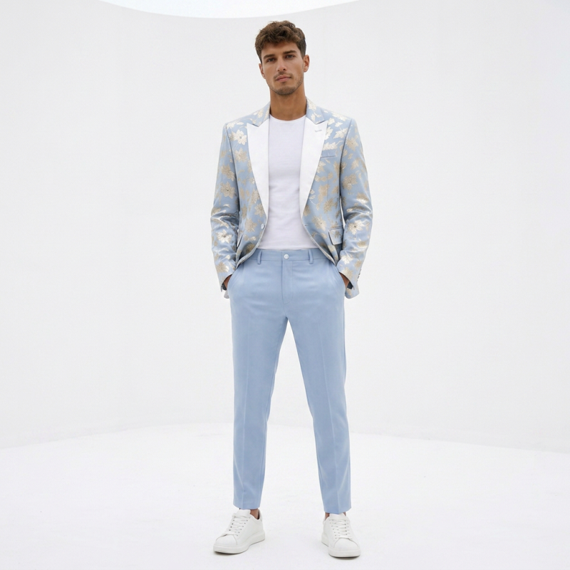 Printed Fashion Suit