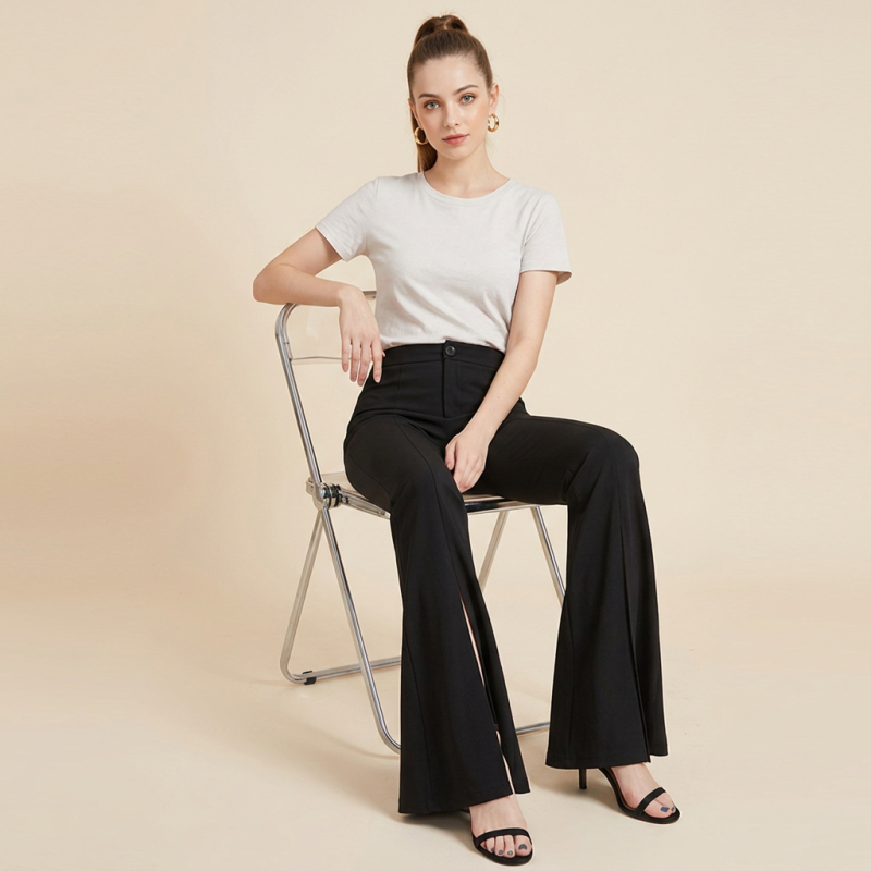 Flared Casual Pants