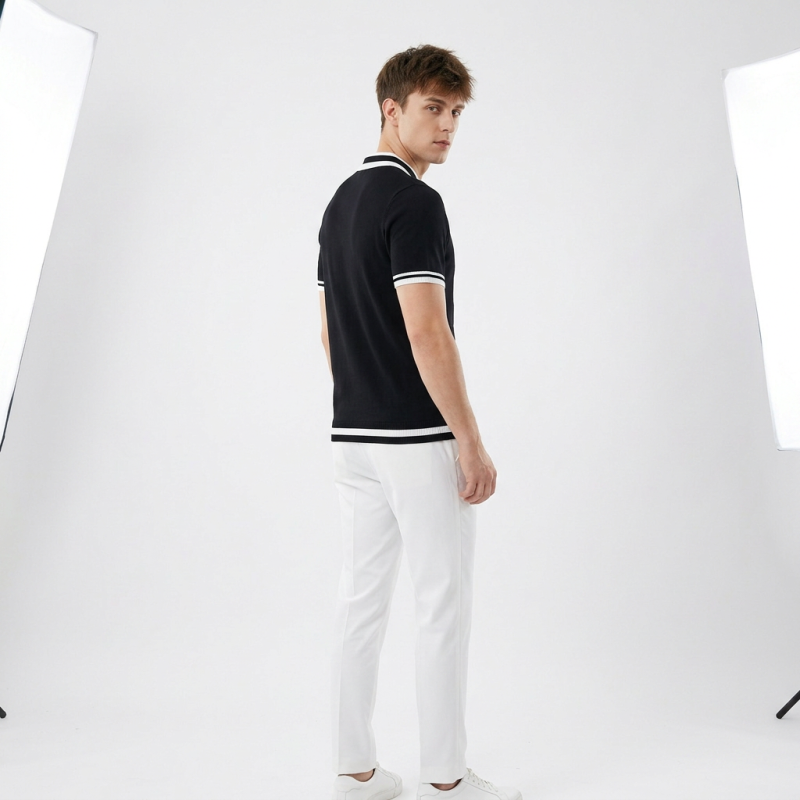 Stylish Color-blocked Knitwear