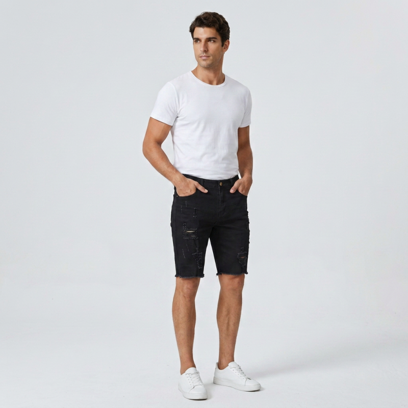 Denim Casual Shorts