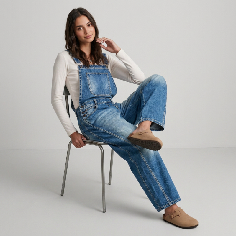 Straight-leg Overalls