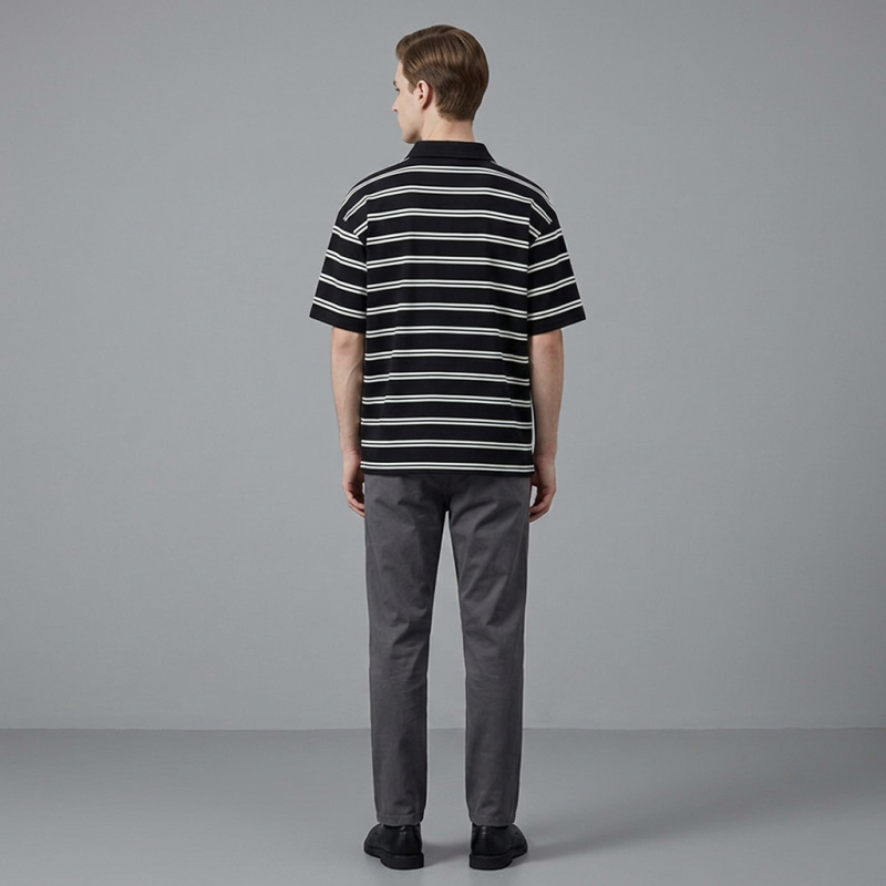 Striped Fashion Polo Shirt
