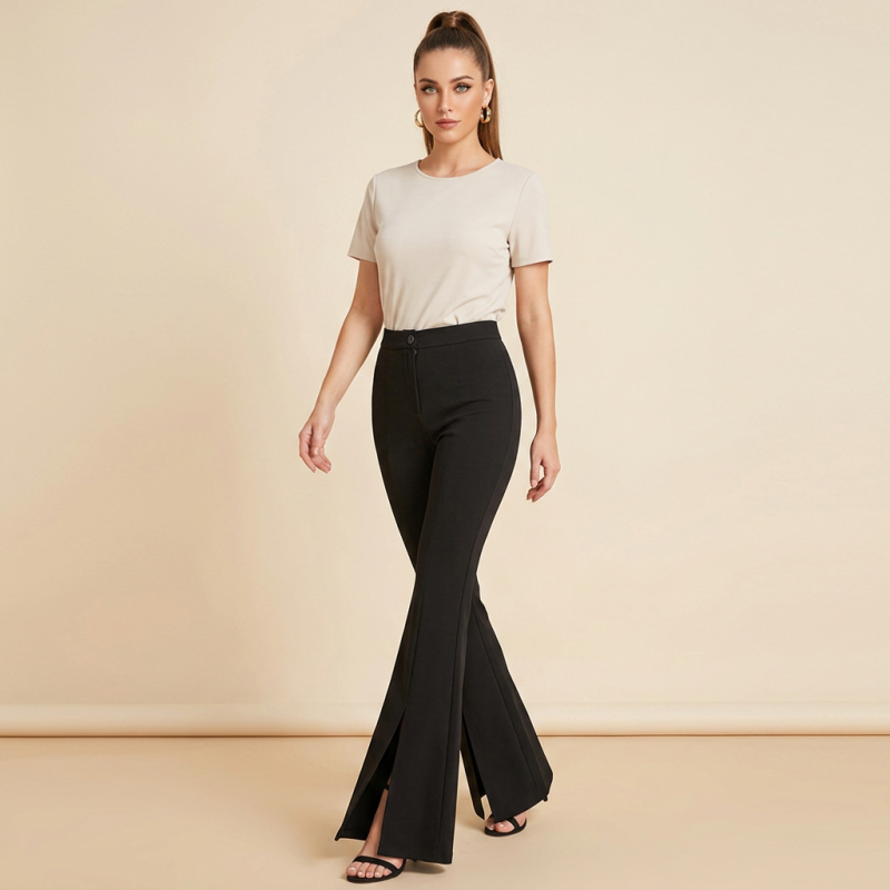 Flared Casual Pants