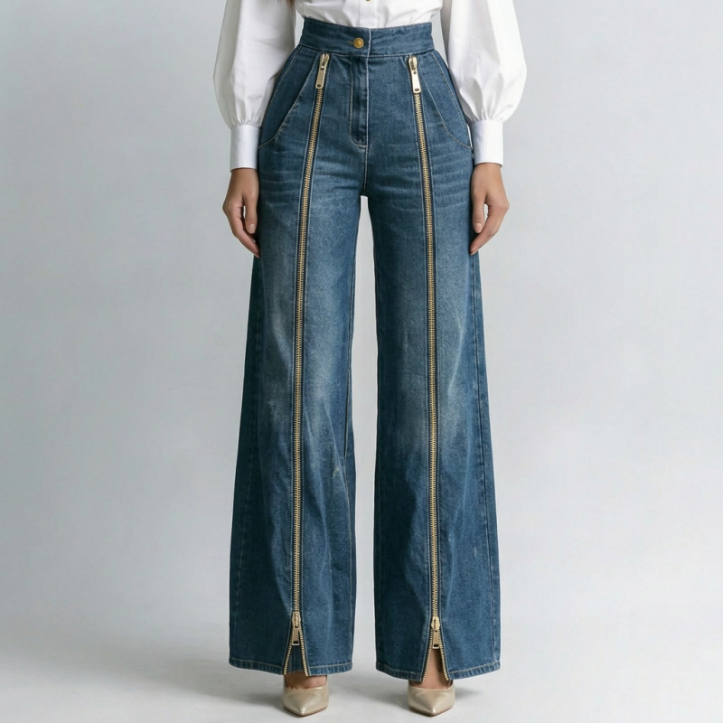 Wide-leg Jeans