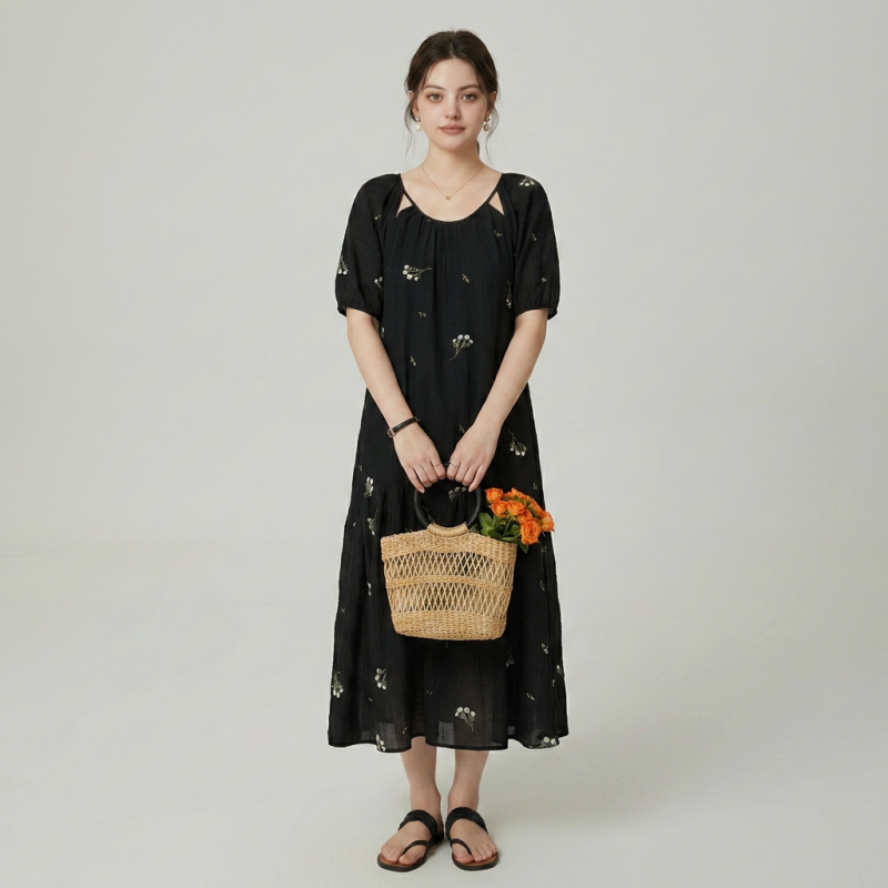 Loose-fitting Elegant Dress