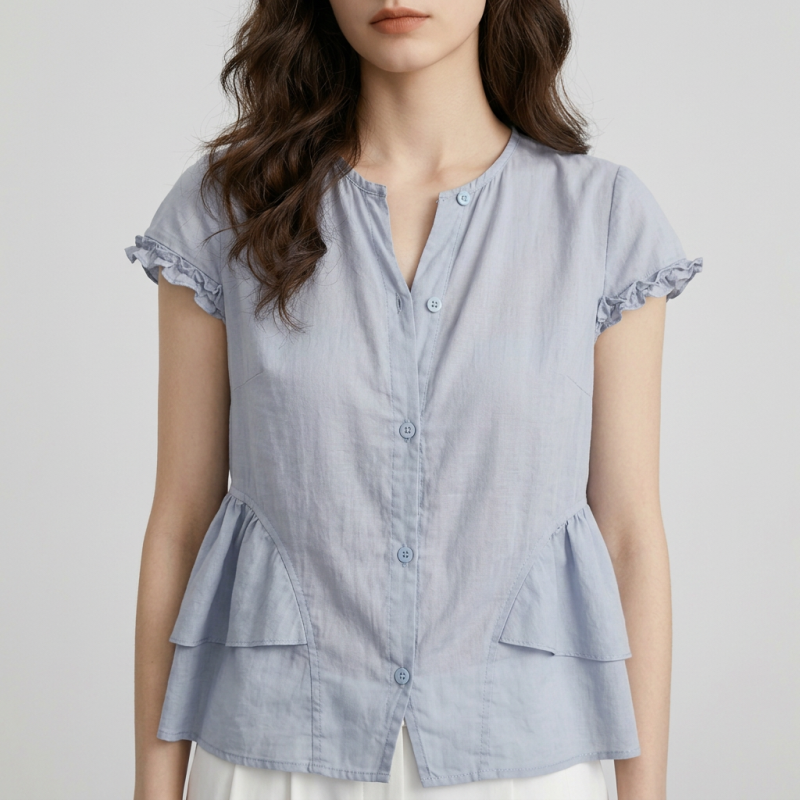 Whitening Loose Shirt