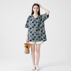 Loose Floral Blouse