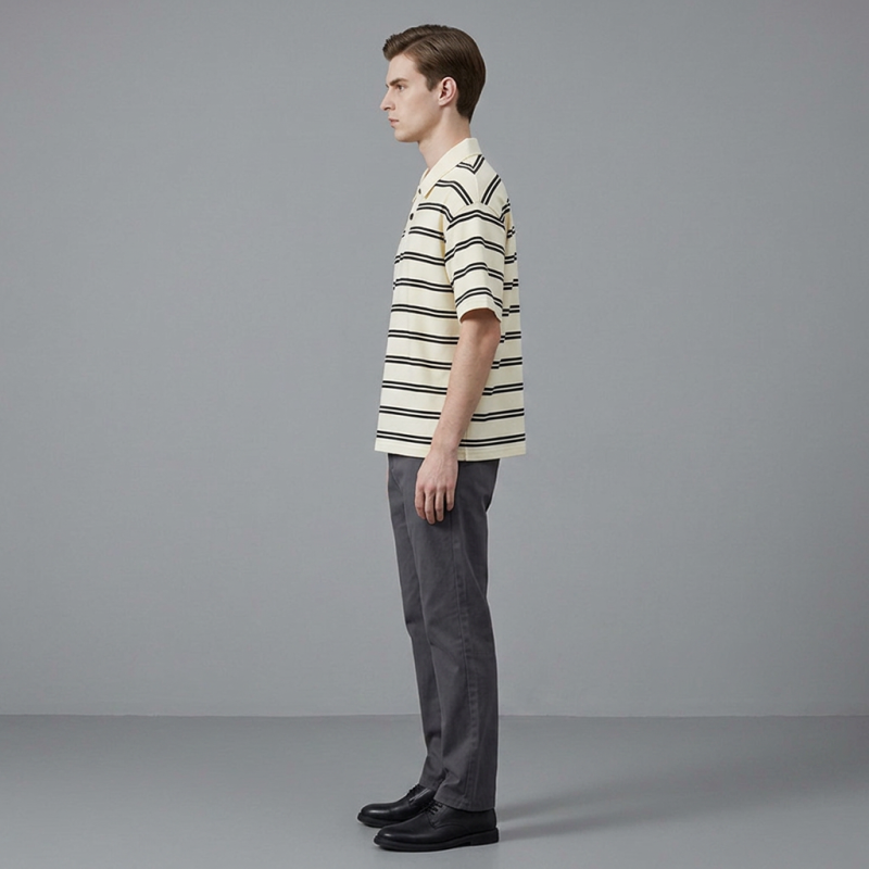 Striped Fashion Polo Shirt