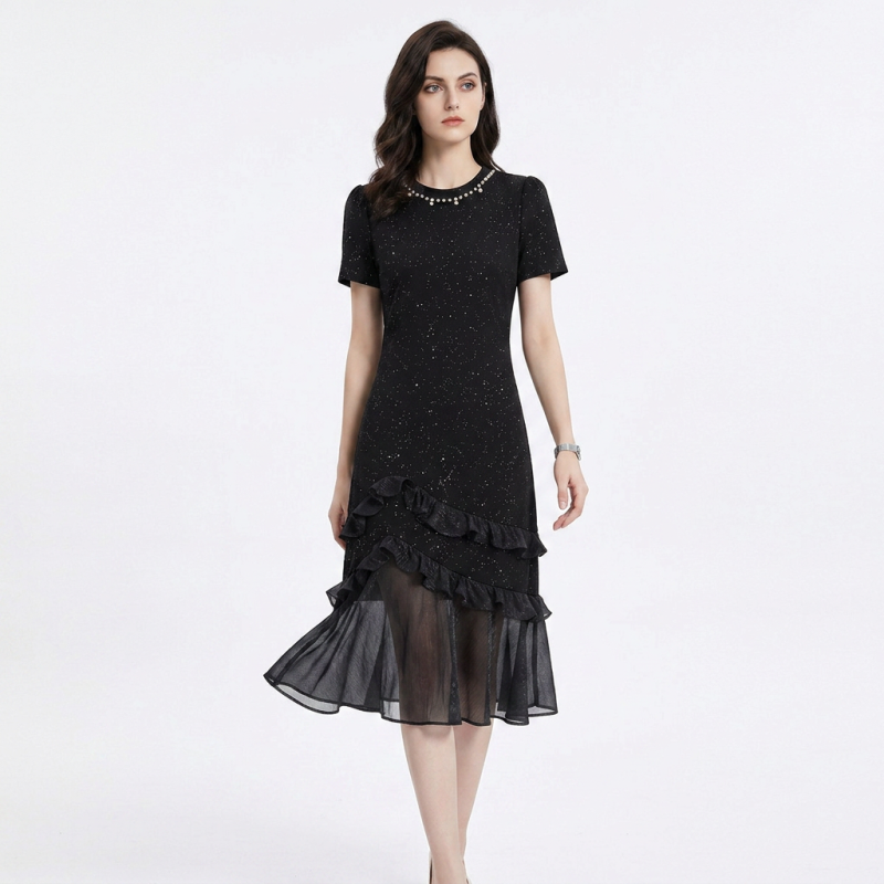 French Sequined Dress