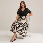 Elegant Patchwork Dress