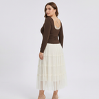 Mesh Cake Skirt