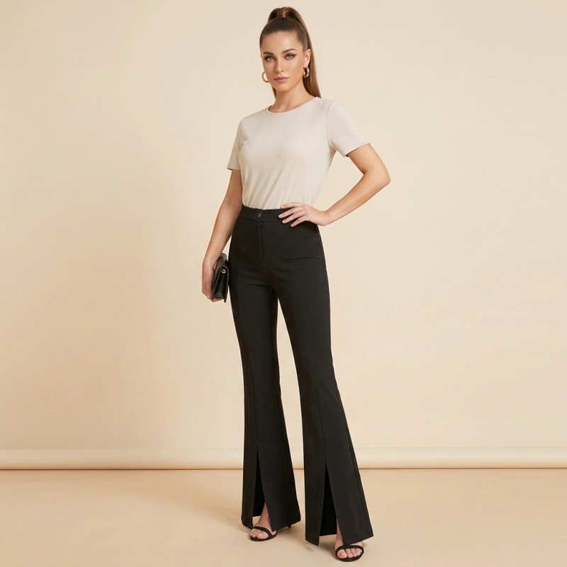 Flared Casual Pants