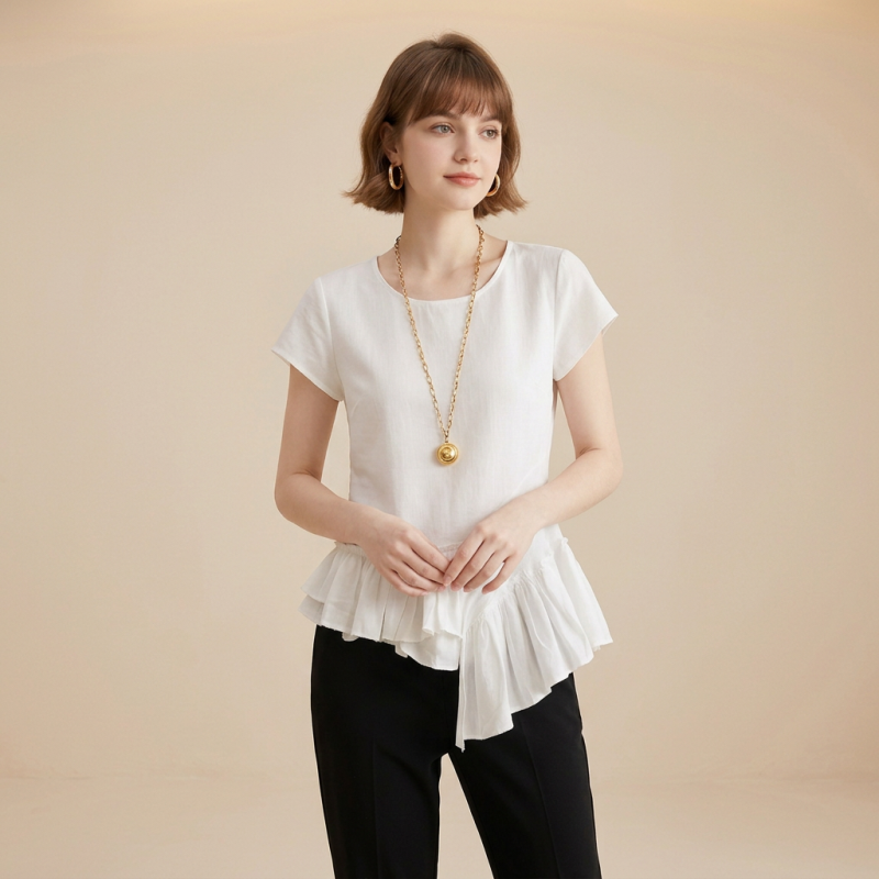 Elegant Irregular T-shirt