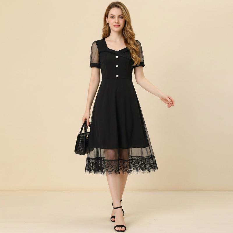 Stylish Mesh Dress