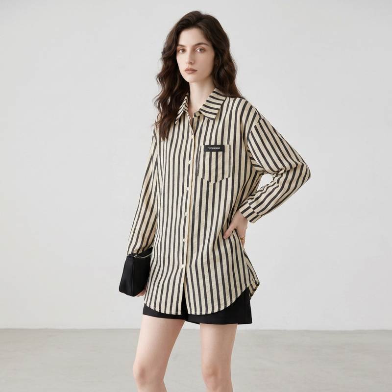 Loose Striped Shirt