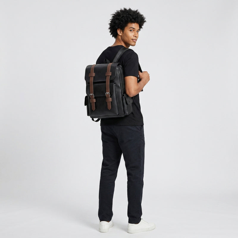 Trendy Men's Large Capacity Backpack