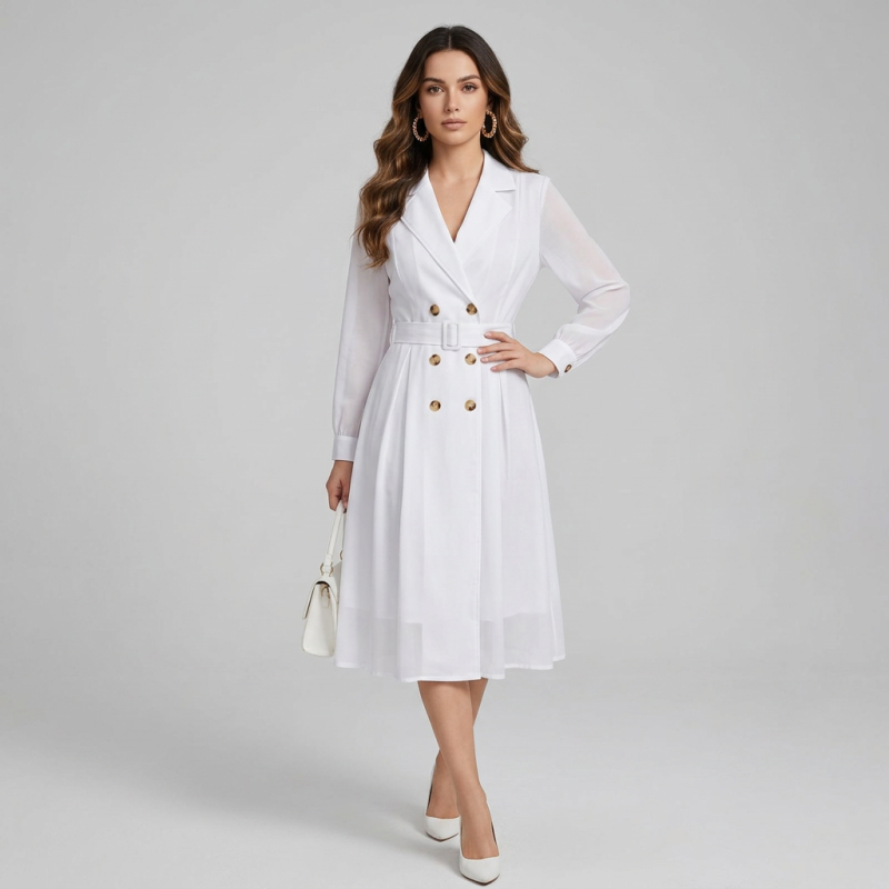 Elegant Collared Dress