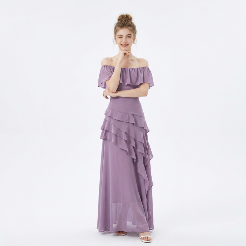 Sweet Off-shoulder Dress