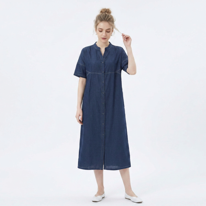 Retro Denim Dress
