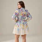 Elegant Printed Dress
