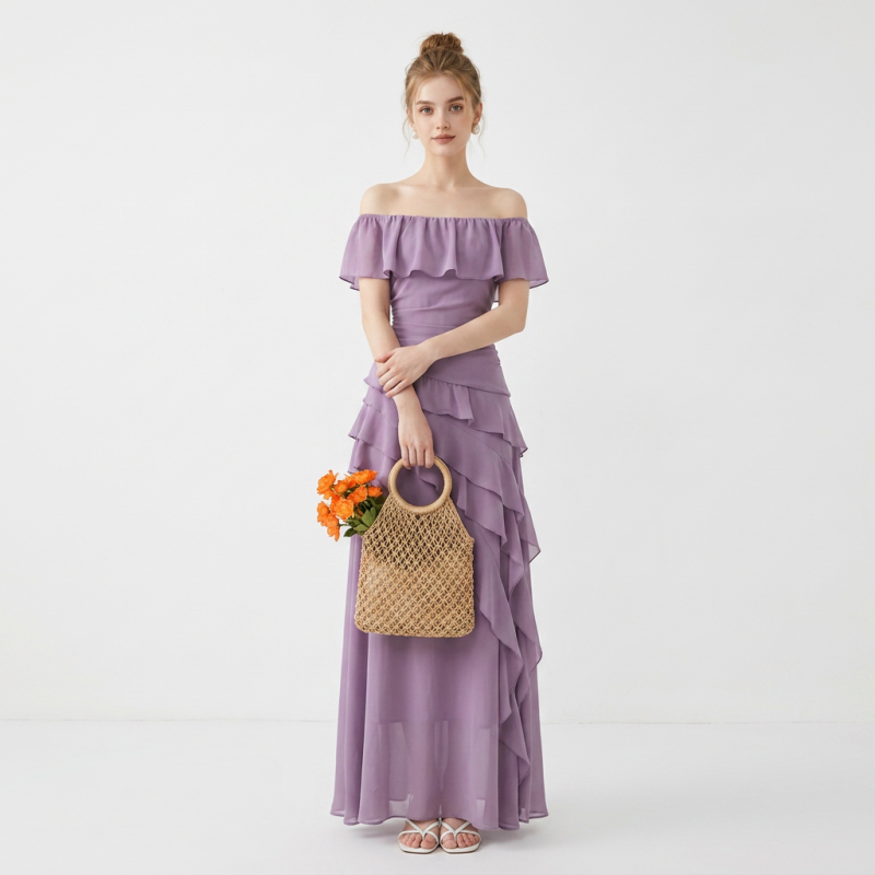 Sweet Off-shoulder Dress