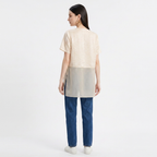 Mesh Patchwork Shirt