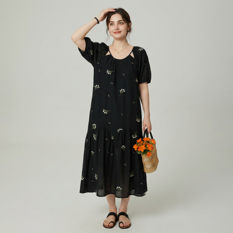Loose-fitting Elegant Dress