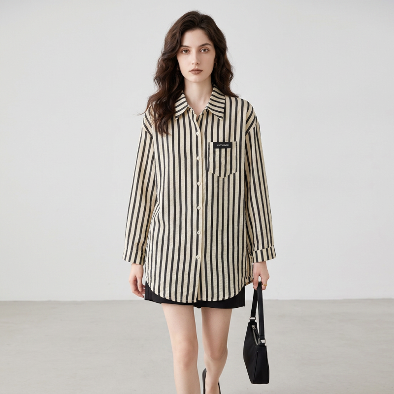 Loose Striped Shirt