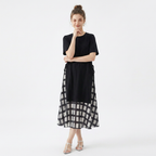Korean Style Patchwork Dress