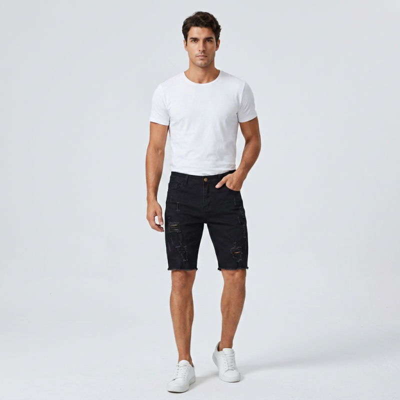 Denim Casual Shorts