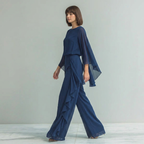 Flared Sleeve Fashion Two-piece Set