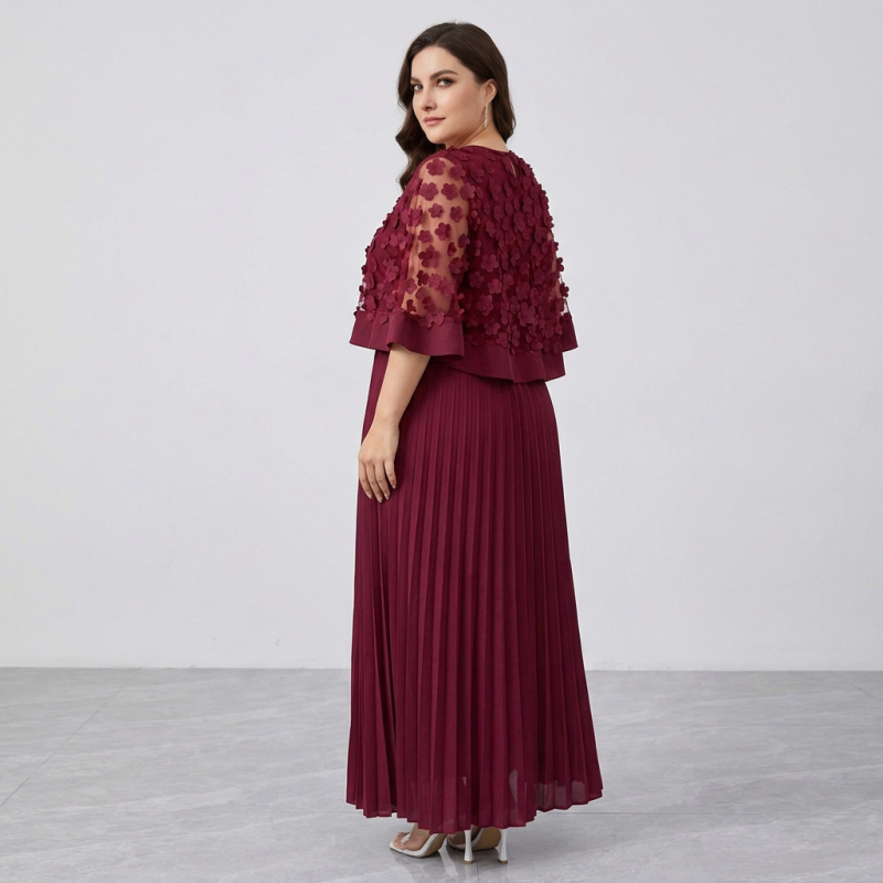 Cape-panel Dress