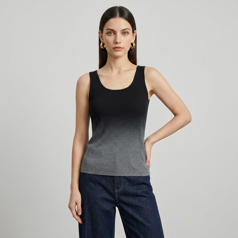 Gradient Slim-fit Vest