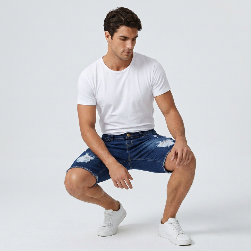 Denim Casual Shorts