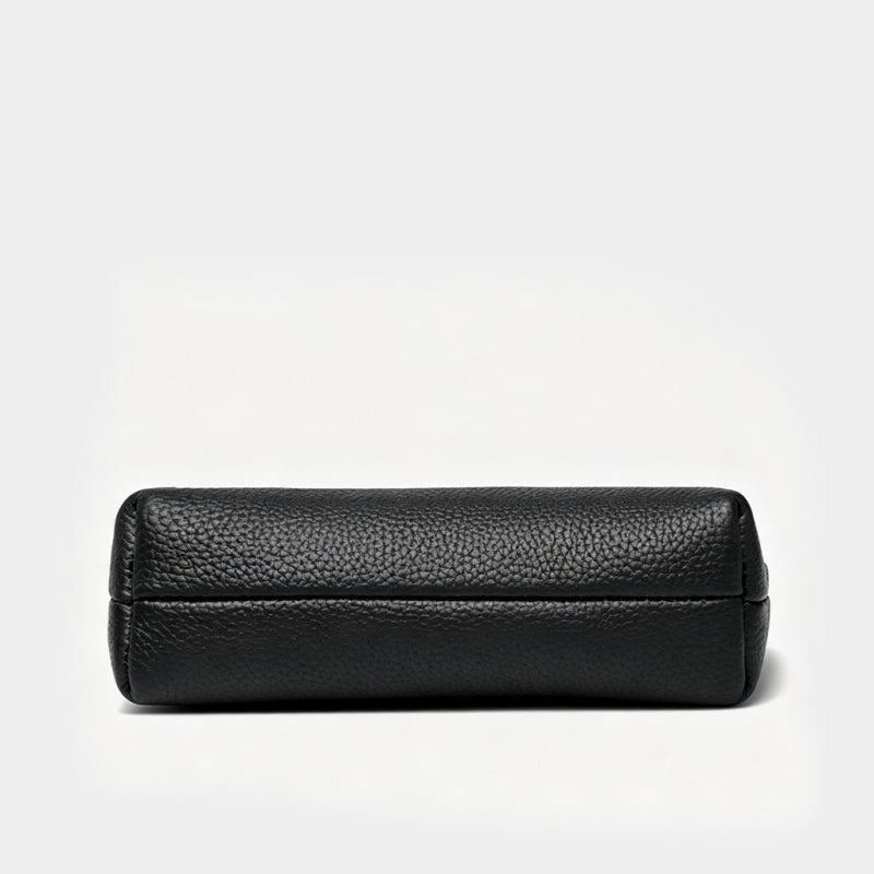 Lychee-patterned Cowhide Clutch