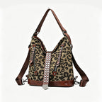 Leopard Print Multi-functional Backpack