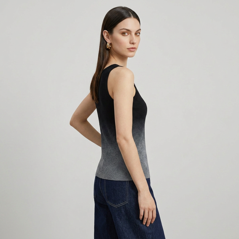 Gradient Slim-fit Vest