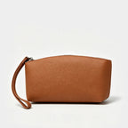 Lychee-patterned Cowhide Clutch