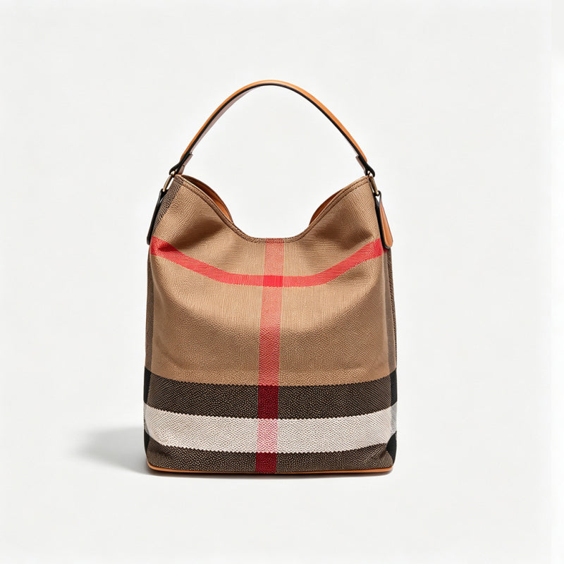 Trendy Plaid Crossbody Bag