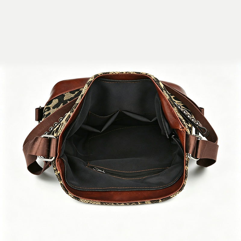 Leopard Print Multi-functional Backpack