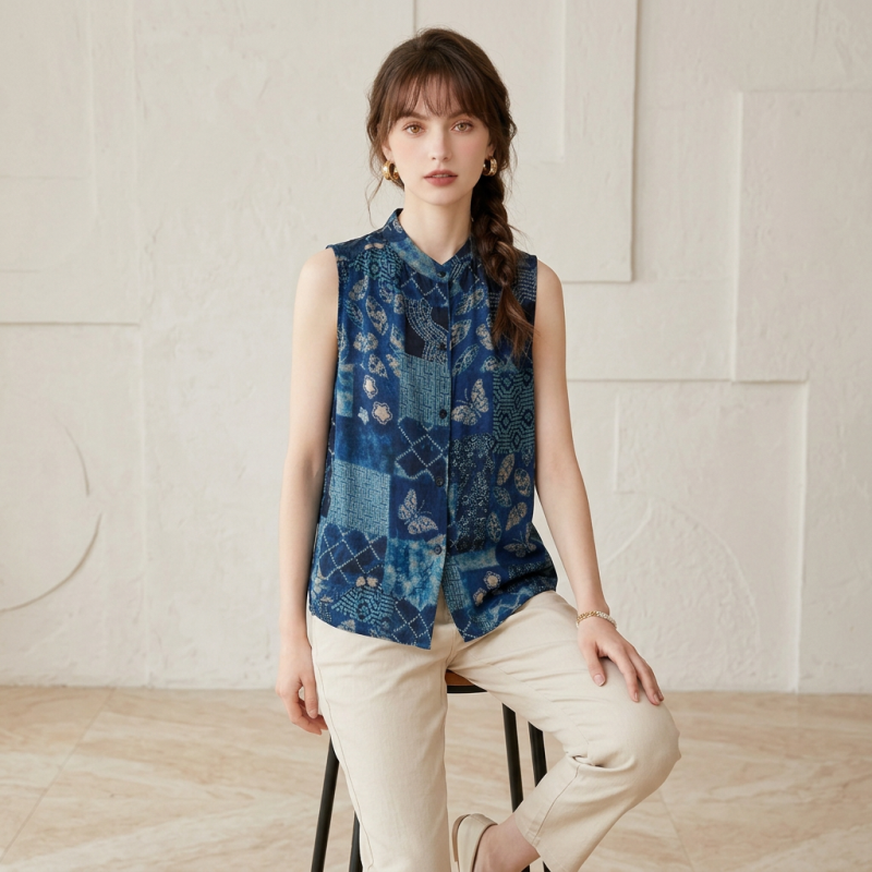 Fashionable Printed Top