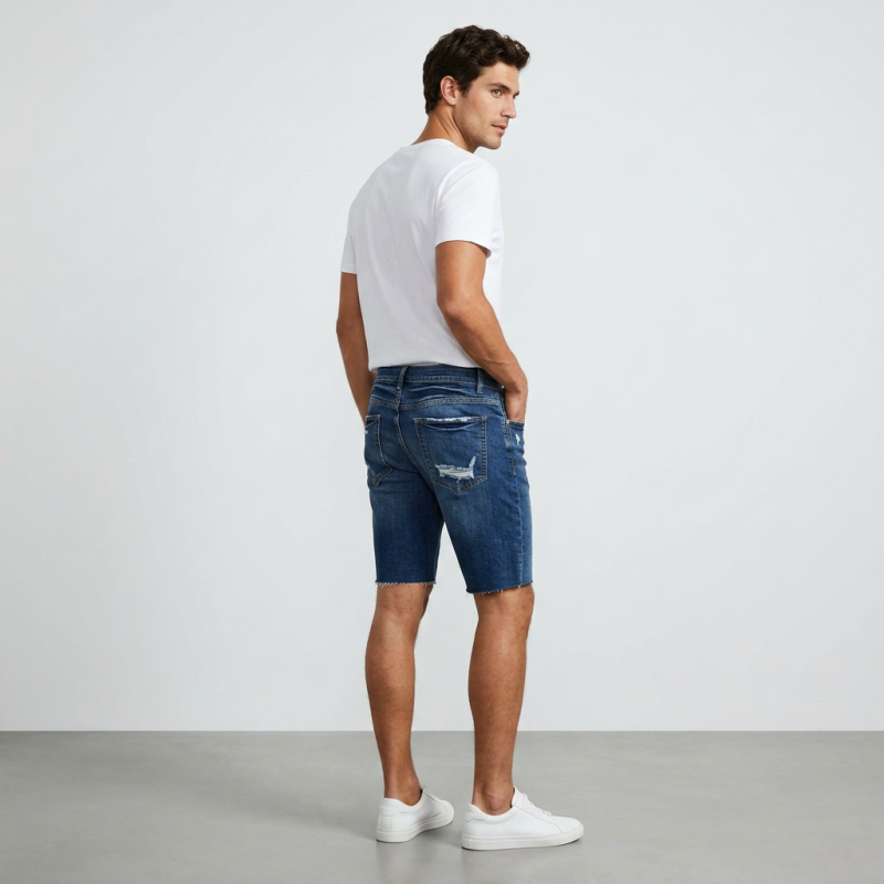 Denim Casual Shorts