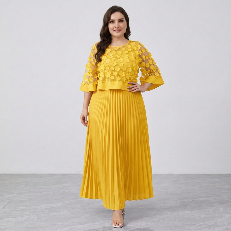 Cape-panel Dress