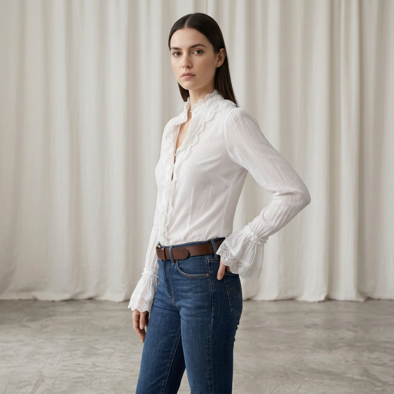 Lace Fashion Shirt