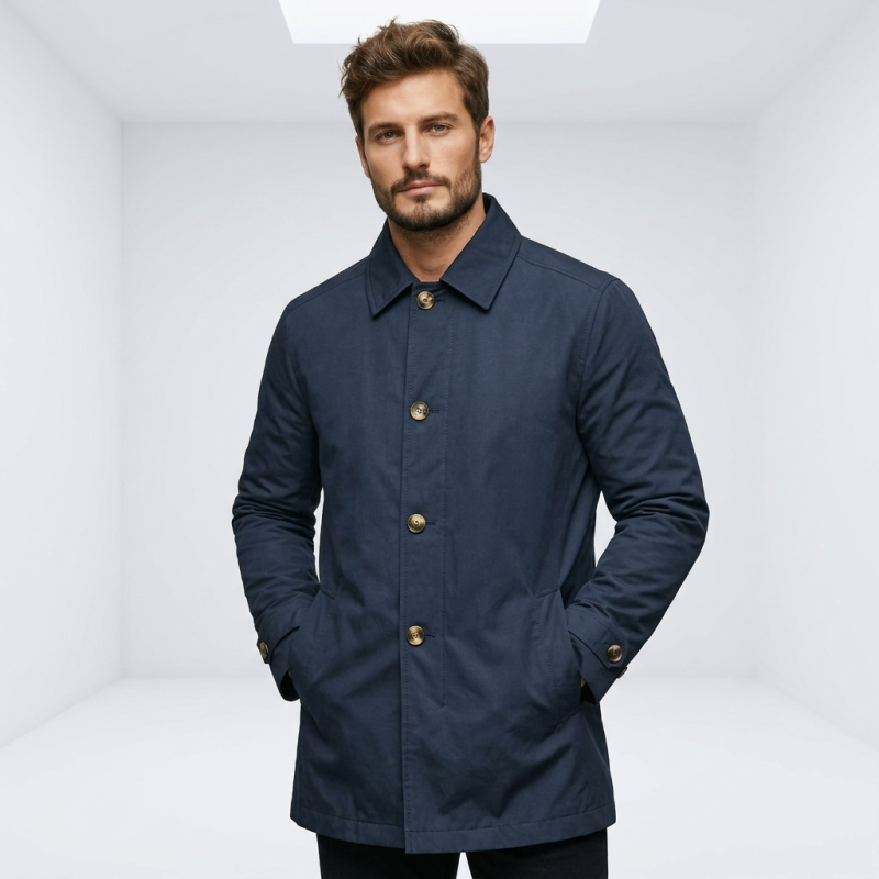 Retro Casual Trench Coat