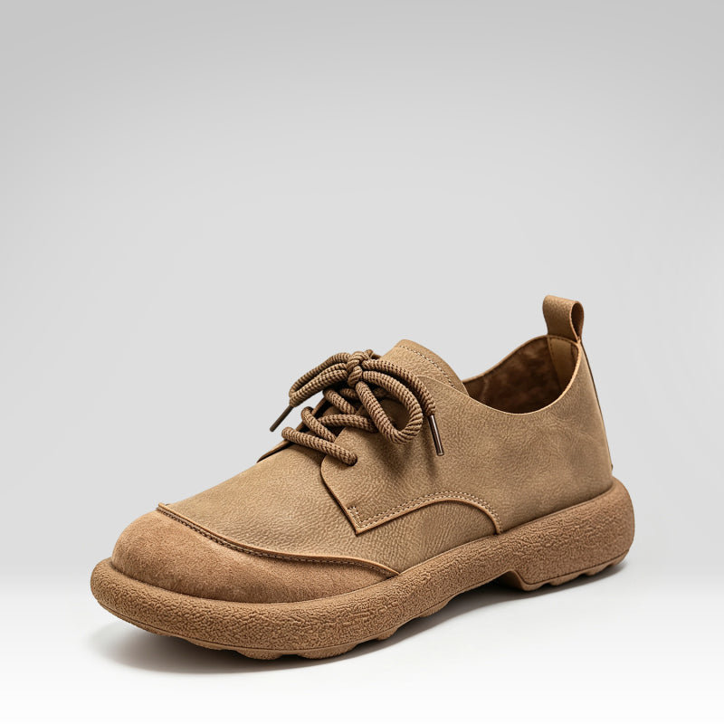 Men's Large Lace-up Leather Shoes